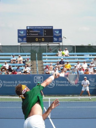 Arnaud Clement Serving