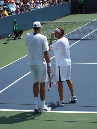 John Isner & Mardy Fish Strategize