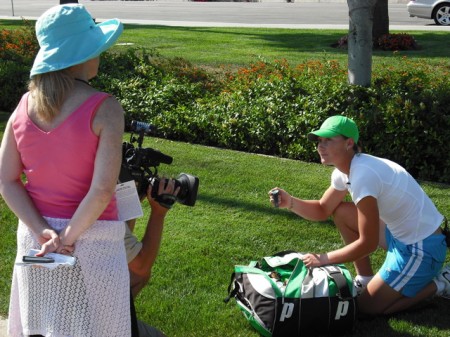 Samantha Stosur Bag Check