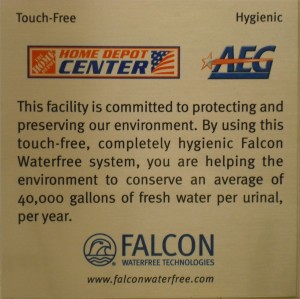 Touch-free sign